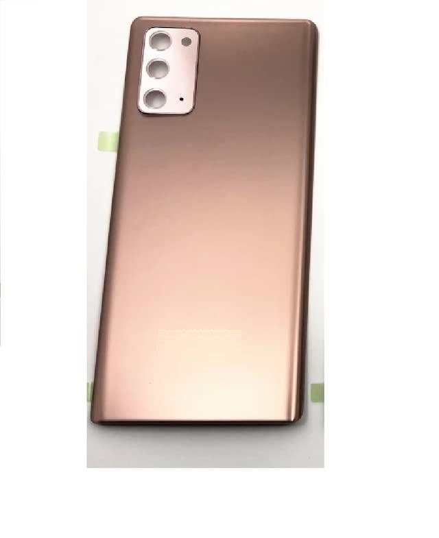 Back Glass Panel for Samsung Galaxy Note 20 Gold FIITING with Camera Lens Module and Self Adhesive Tape - EGFix Back Glass Panel for Samsung Galaxy Note 20 Gold FIITING with Camera Lens Module and Self Adhesive Tape - EGFix